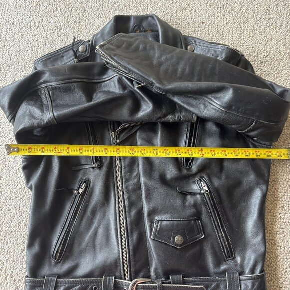 Vintage Harley Davidson Leather Motorcycle Jacket | Men’s M | Biker Classic - Picture 15 of 16